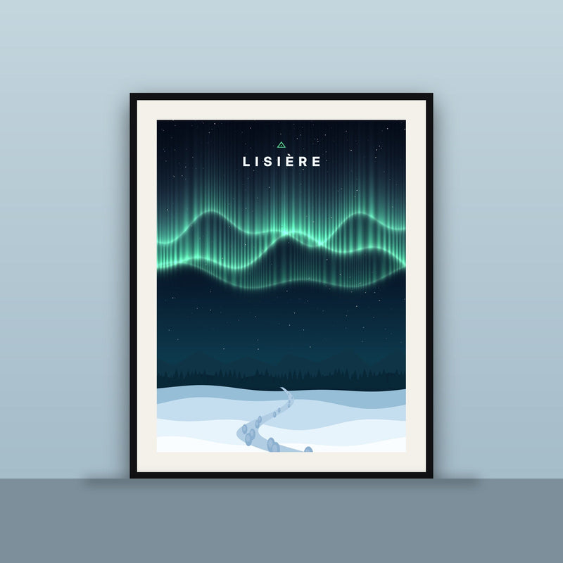 Affiche Aurore – Ciel boréal