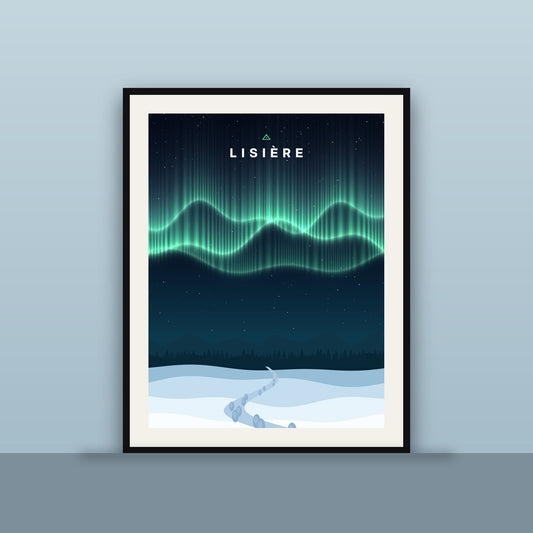 Affiche Aurore – Ciel boréal