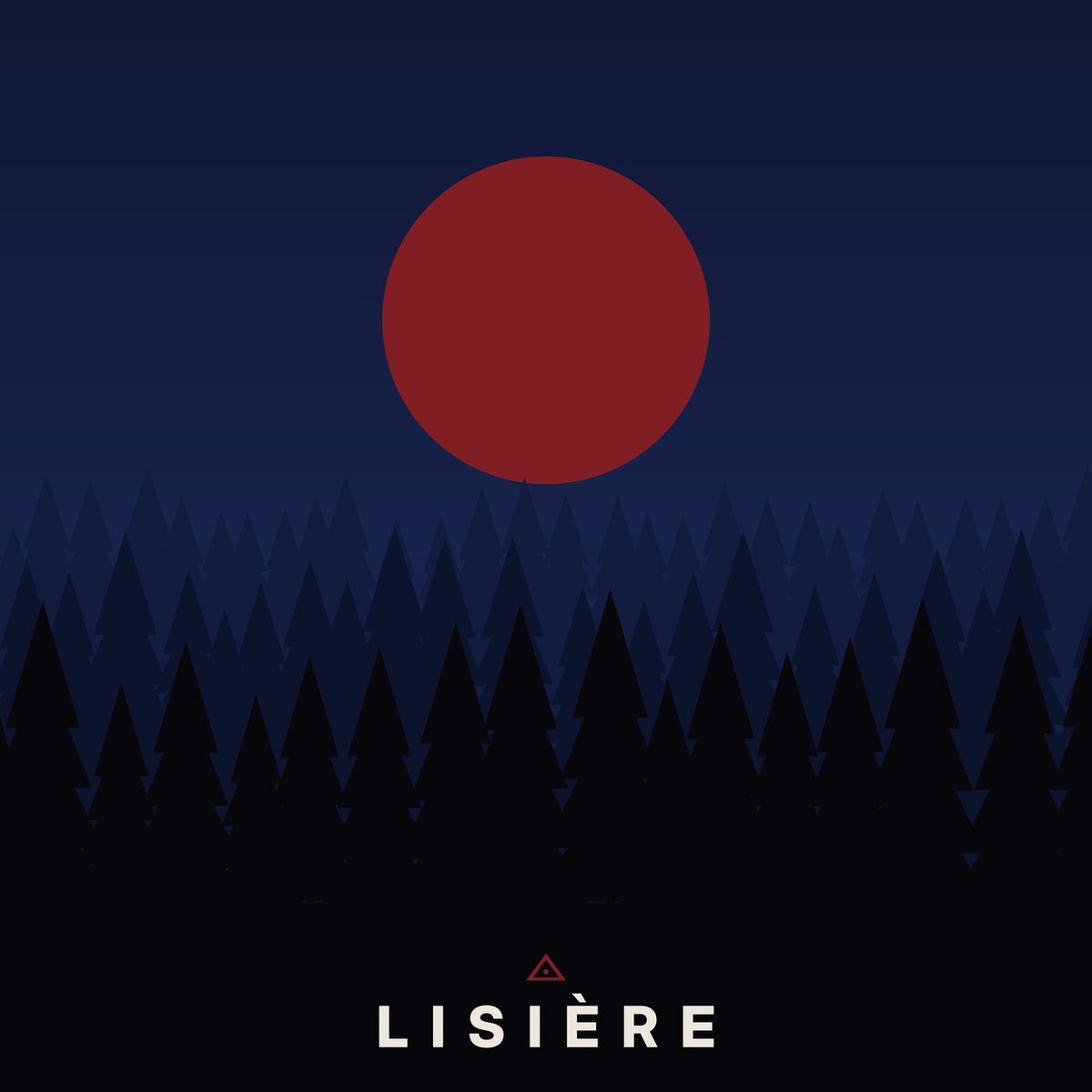 Affiche Forêt – détail des pins