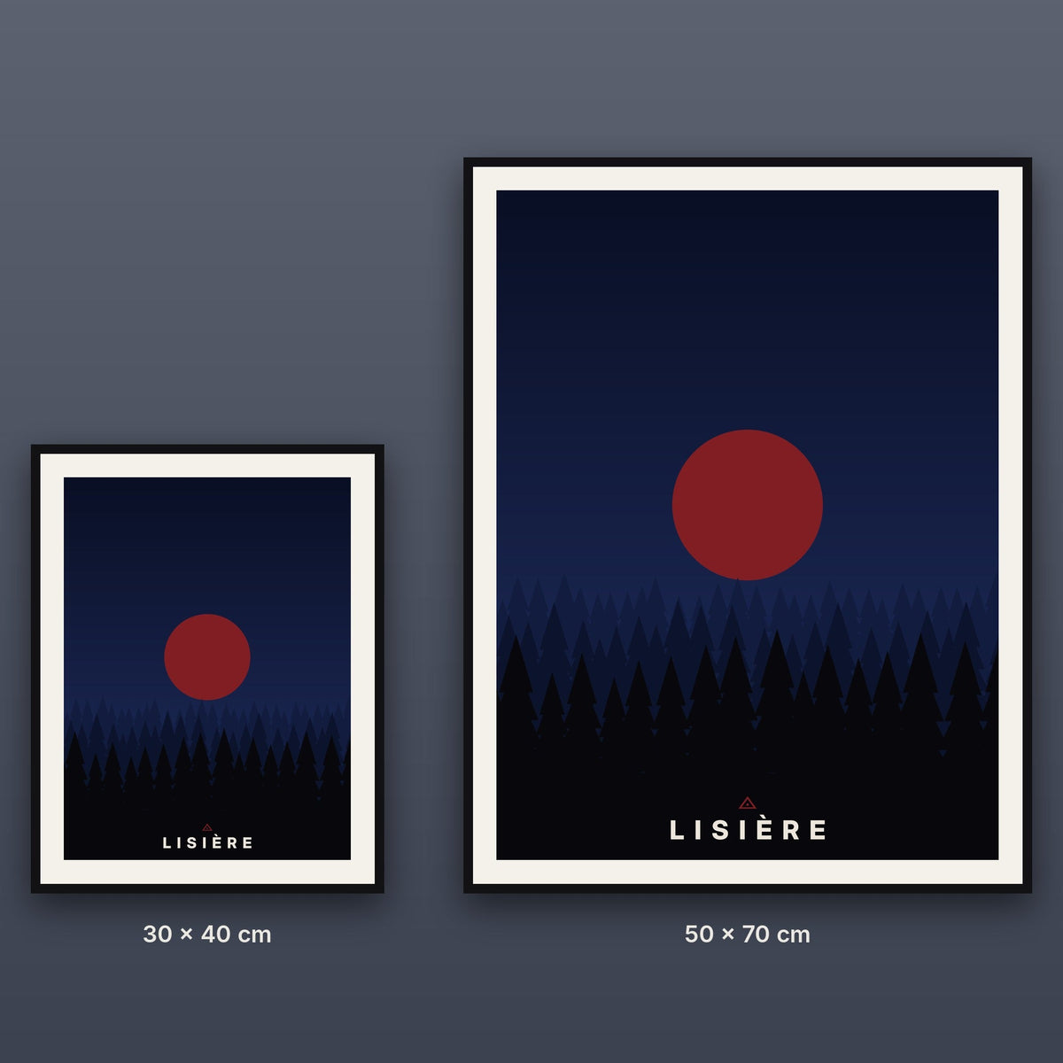 Affiche Forêt – formats 30×40 et 50×70 cm
