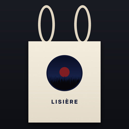 Tote bag Forêt – emblème Lisière sur coton naturel
