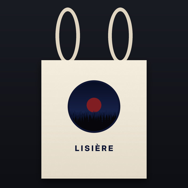 Tote bag Forêt – emblème Lisière sur coton naturel