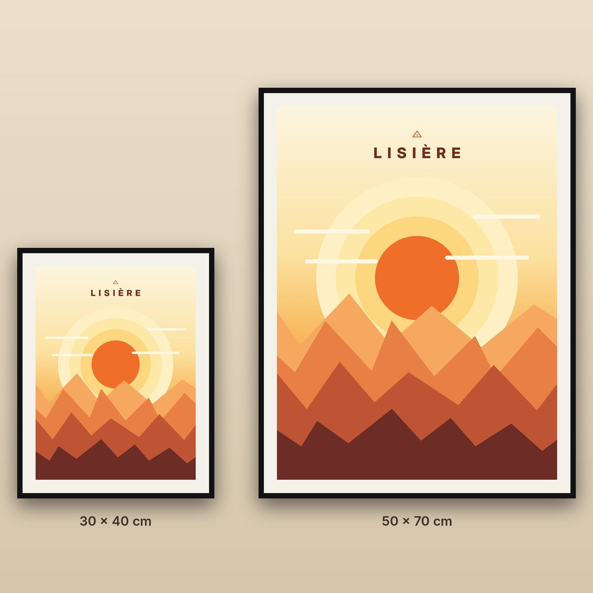 Affiche Montagne – formats 30×40 et 50×70 cm